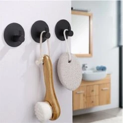 4x Handdoekhaakjes (Zelfklevend) Van RVS Zwart – Zelfklevende Haakjes – Wandhaak – Badkamer Accessoires – Ophanghaken Voor Keuken Toilet Of WC -Badkamer Wijs 1200x1200 1318