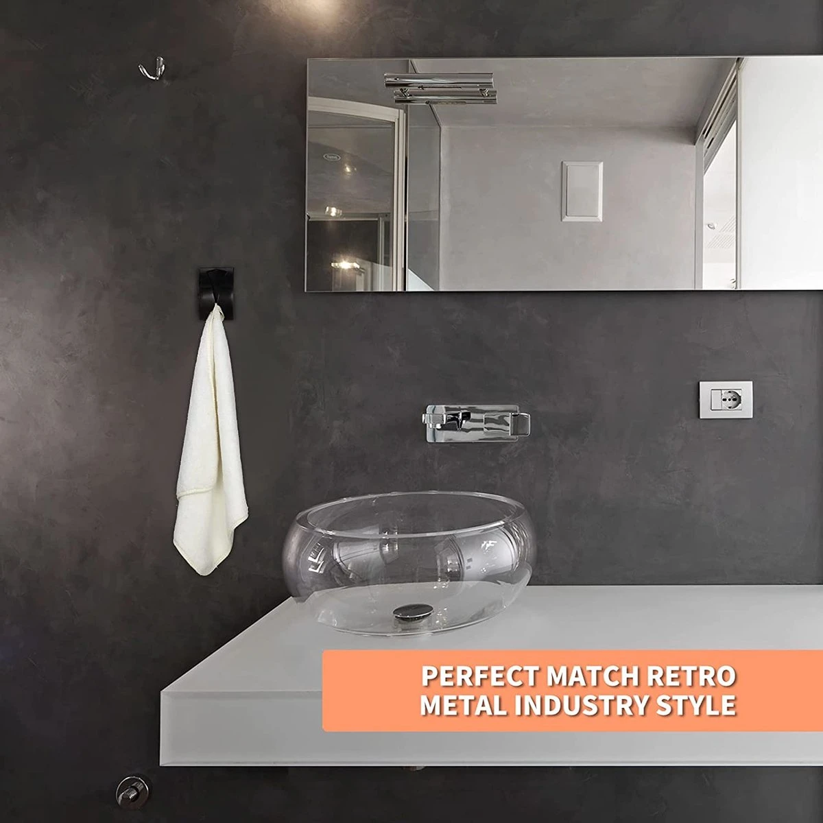 BOTC Handdoekhouder RVS - Handdoekhaakjes 4 Stuks - Handdoek Klem - Handdoek Haak - Zwart 5 BOTC Handdoekhouder RVS - Handdoekhaakjes 4 Stuks - Handdoek Klem - Handdoek Haak - Zwart - Afbeelding 3