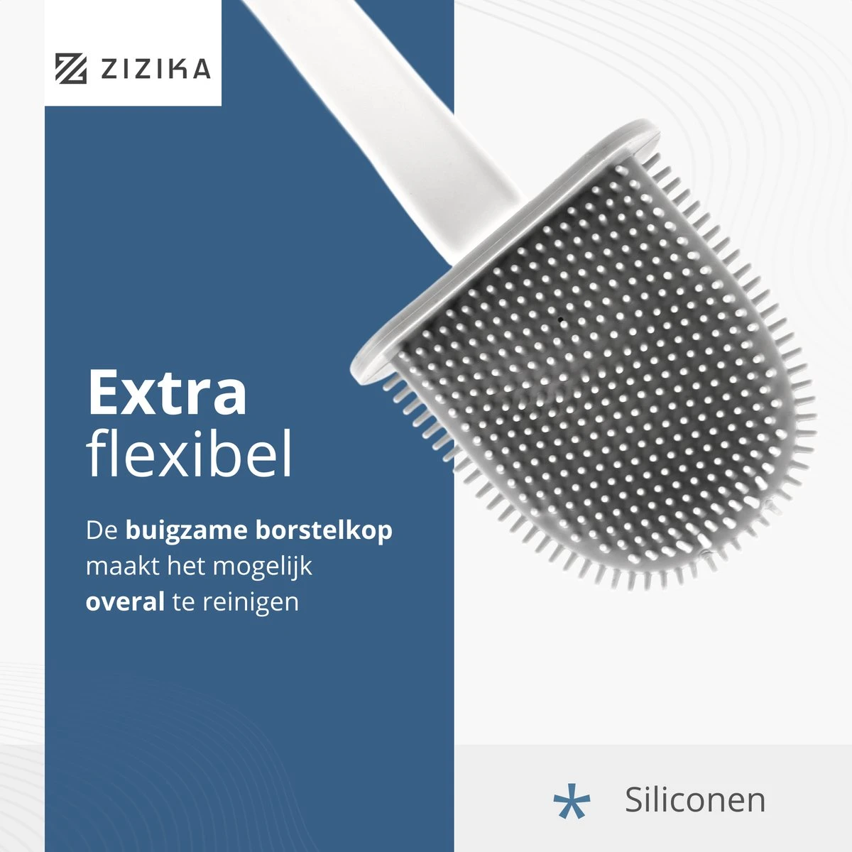 WC Borstel - Toiletborstel - WC Borstel Met Houder - Toiletborstel Met Houder - Siliconen WC Borstel - Flexibel - Inclusief Ophangsysteem 5 WC Borstel - Toiletborstel - WC Borstel Met Houder - Toiletborstel Met Houder - Siliconen WC Borstel - Flexibel - Inclusief Ophangsysteem - Afbeelding 3