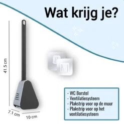 Mmoods Siliconen Golf Toiletborstel – WC Borstel Met Houder – Flexibele Siliconen WC Borstel – Antibacterieel – Hygiënisch – Zwart -Badkamer Wijs 1200x1200 1391