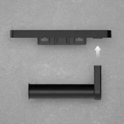 SaniRay Toiletrolhouder Met Telefoonhouder - Toiletrolhouder Met Planchet Voor Telefoon - Kunststof - WC Rolhouder Met Plankje Voor Telefoon. -Badkamer Wijs 1200x1200 1461