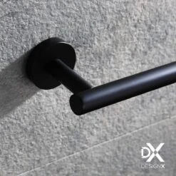 DesignX Toiletrolhouder Zwart - WC Rolhouder - Matte - Papier - Houder - Incl. Schroeven -Badkamer Wijs 1200x1200 1493