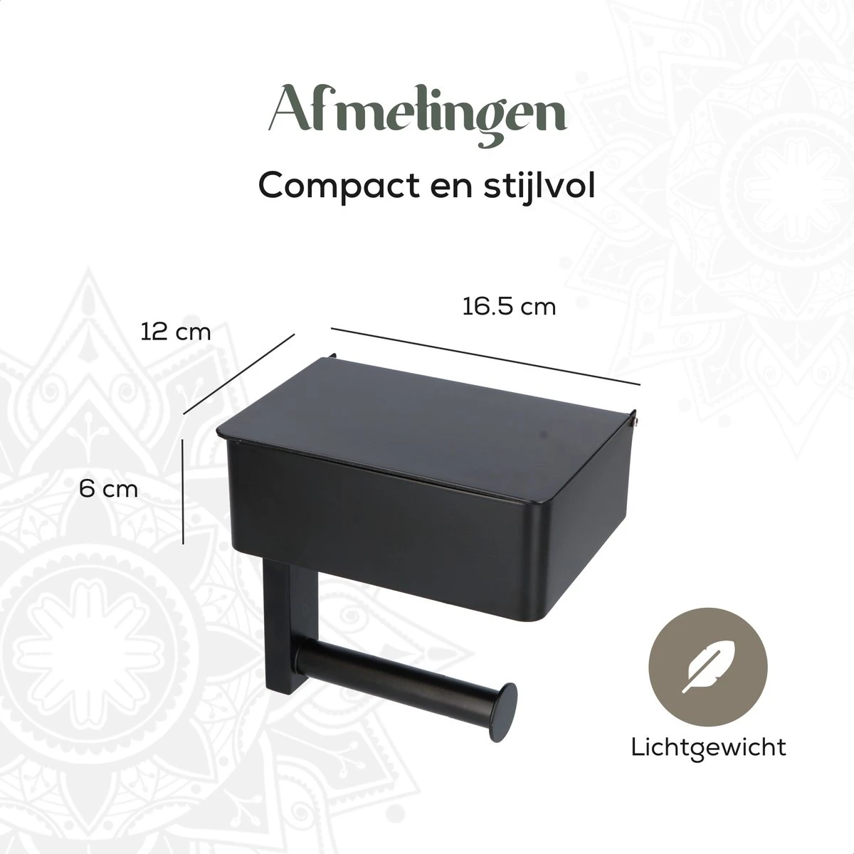 Gatot Goodies RVS Toiletrolhouder Met Plankje - WC Rolhouder Zwart Zonder Boren –Toiletpapierhouder Zelfklevend – Met Lade 4 Gatot Goodies RVS Toiletrolhouder Met Plankje - WC Rolhouder Zwart Zonder Boren –Toiletpapierhouder Zelfklevend – Met Lade - Afbeelding 2