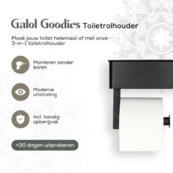 Gatot Goodies RVS Toiletrolhouder Met Plankje - WC Rolhouder Zwart Zonder Boren –Toiletpapierhouder Zelfklevend – Met Lade 15 Gatot Goodies RVS Toiletrolhouder Met Plankje - WC Rolhouder Zwart Zonder Boren –Toiletpapierhouder Zelfklevend – Met Lade -Badkamer Wijs 1200x1200 1519