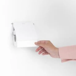 Brabantia ReNew WC Rolhouder - Met Klep - White -Badkamer Wijs 1200x1200 1537