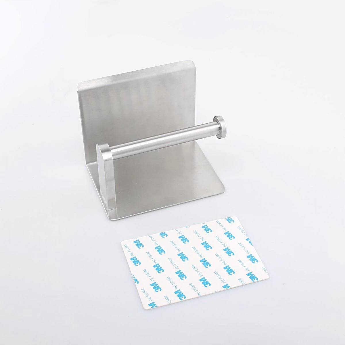 Toiletrolhouder RVS Kleur Met Telefoonhouder - Wc-rol Houder - Mobiele Telefoonhouder - Bevestigen Zonder Boren Toiletrolhouders Met Planchet 4 Toiletrolhouder RVS Kleur Met Telefoonhouder - Wc-rol Houder - Mobiele Telefoonhouder - Bevestigen Zonder Boren Toiletrolhouders Met Planchet - Afbeelding 2