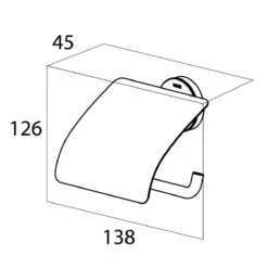 Tiger Urban - Toiletrolhouder Met Klep - Zwart -Badkamer Wijs 1200x1200 1584