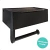 Toiletrolhouder Met Bakje – WC Rolhouder Zwart - Toiletrolhouder Met Extra Opbergruimte 1 Toiletrolhouder Met Bakje – WC Rolhouder Zwart - Toiletrolhouder Met Extra Opbergruimte -Badkamer Wijs 1200x1200 161