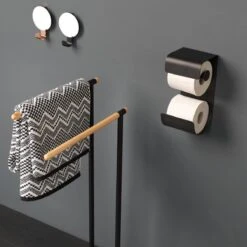 Sealskin Brix - Toiletrolhouder Dubbel - Zwart 17 Sealskin Brix - Toiletrolhouder Dubbel - Zwart -Badkamer Wijs 1200x1200 1614