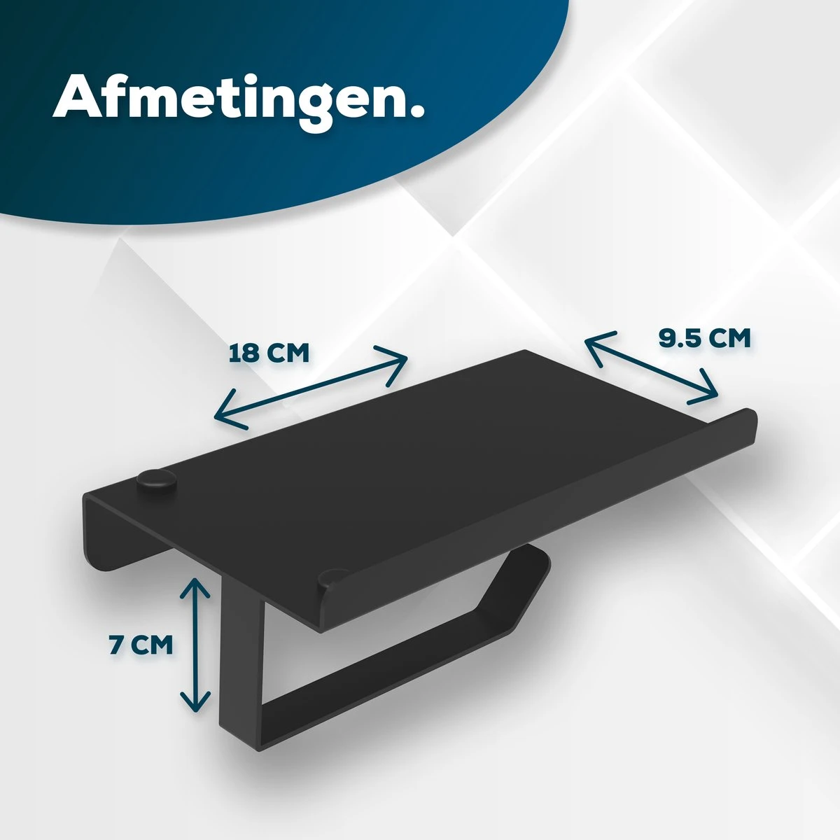 Via Fectio® Toiletrolhouder - Toiletrolhouders - Telefoonhouder - WC Rolhouder - Zonder Klep - RVS (Roestvrij Staal) 7 Via Fectio® Toiletrolhouder - Toiletrolhouders - Telefoonhouder - WC Rolhouder - Zonder Klep - RVS (Roestvrij Staal) - Afbeelding 5