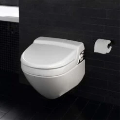 Merkloos Toiletrolhouder Zwart - Wc Rolhouder - Zwart - Toilet Rolhouder - Badkamer Accessoires - Toiletrolhouders -Badkamer Wijs 1200x1200 1658