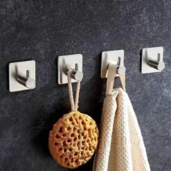 Merkloos RiMa7 - Handdoekhaakjes - Ophanghaak - RVS - Zilver - Zelfklevend Vierkant - 4 Stuks 7 Merkloos RiMa7 - Handdoekhaakjes - Ophanghaak - RVS - Zilver - Zelfklevend Vierkant - 4 Stuks -Badkamer Wijs 1200x1200 1677