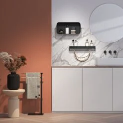 Sealskin Brix - Wandrek Met Handdoekrek - 55 Cm - Zwart 18 Sealskin Brix - Wandrek Met Handdoekrek - 55 Cm - Zwart -Badkamer Wijs 1200x1200 1690