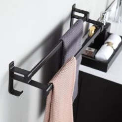 Handdoekrek Dubbele Stang Zonder Boren - Handdoekrek Badkamer - Handdoekhouder - Handdoekstang - Zelfklevend - 60CM - Gratis Handdoek -Badkamer Wijs 1200x1200 1748