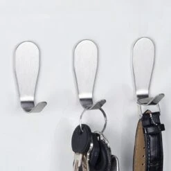 Handdoekhaakjes - Zelfklevende Haakjes - 4 Stuks - Plakhaakjes - Sterke Lijm -Badkamer Wijs 1200x1200 1789