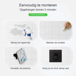 EAVY Zelfklevende Handdoekhaakjes – Set Van 4 Handdoekhouders - RVS 14 EAVY Zelfklevende Handdoekhaakjes – Set Van 4 Handdoekhouders - RVS -Badkamer Wijs 1200x1200 1792