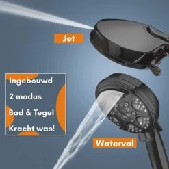 Salvano Douchekop - Waterbesparend - Hoge Kwaliteit - Handdouche - 9 Standen - Zwart 2023 Pro 18 Salvano Douchekop - Waterbesparend - Hoge Kwaliteit - Handdouche - 9 Standen - Zwart 2023 Pro -Badkamer Wijs 1200x1200 182