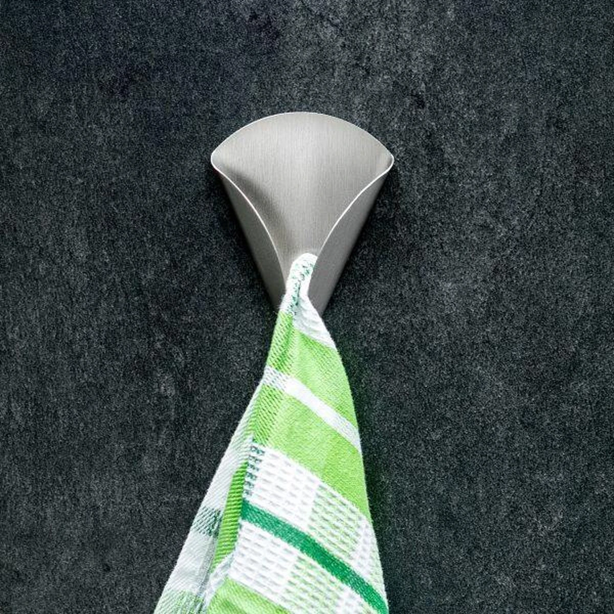 Zelfklevende Handdoekhouder Haakjes Set - Wand Ophang Haak Zelfklevend -Handdoekklem Keuken Ophanghaak Zonder Boren - Wand Theedoek / Handdoek Klem Houder - RVS - Set Van 4 Stuks - EVA 4 Zelfklevende Handdoekhouder Haakjes Set - Wand Ophang Haak Zelfklevend -Handdoekklem Keuken Ophanghaak Zonder Boren - Wand Theedoek / Handdoek Klem Houder - RVS - Set Van 4 Stuks - EVA - Afbeelding 2