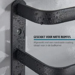 Vannons - Handdoekrek - Handdoekrek Badkamer - 2 Handdoeken - Zwart -Badkamer Wijs 1200x1200 1919