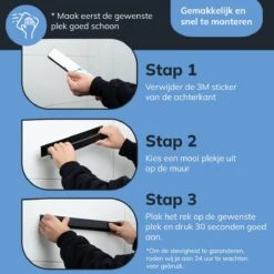 Sanics Handdoekrek Zwart 40 CM – Badkamer Of Keuken – Handdoekstang Zelfklevend – Handdoekhouder -Badkamer Wijs 1200x1200 1926