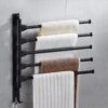 BOTC Handdoekrek - 5-armig Handdoekhouder - Handdoekstang - 180 Graden Verstelbaar - Badkamer - Zwart 2 BOTC Handdoekrek - 5-armig Handdoekhouder - Handdoekstang - 180 Graden Verstelbaar - Badkamer - Zwart -Badkamer Wijs 1200x1200 1981