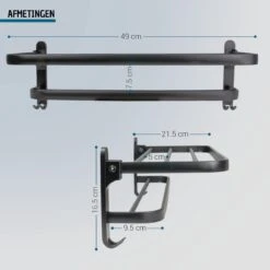 Vannons - Handdoekrek - Handdoekrek Badkamer - 2 Handdoeken - Handdoekrek Zelfklevend - Zwart 11 Vannons - Handdoekrek - Handdoekrek Badkamer - 2 Handdoeken - Handdoekrek Zelfklevend - Zwart -Badkamer Wijs 1200x1200 2007