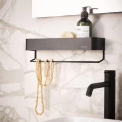 Sealskin Brix - Wandrek Met Handdoekrek 35 Cm - Zwart 24 Sealskin Brix - Wandrek Met Handdoekrek 35 Cm - Zwart -Badkamer Wijs 1200x1200 2039