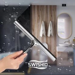 Douchewisser Met Ophangsysteem - Raamwisser - Raamtrekker - RVS - Extra Siliconen Strip 15 Douchewisser Met Ophangsysteem - Raamwisser - Raamtrekker - RVS - Extra Siliconen Strip -Badkamer Wijs 1200x1200 2053