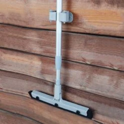 Vitamo™ Premium 2-in-1 Badkamer Vloerwisser Lang Met Ophangsysteem - Douchewisser Met Afdraaibare Wisser - Raamwisser - 180° Draaiend - Uitschuifbaar 70/125 CM - Grijs -Badkamer Wijs 1200x1200 2065