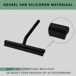 Douchewisser Zwart Met Ophangsysteem- Badkamer Accessoires- Raamwisser- Trekker Douche- Silicone- 21cm X 16cm 18 Douchewisser Zwart Met Ophangsysteem- Badkamer Accessoires- Raamwisser- Trekker Douche- Silicone- 21cm X 16cm -Badkamer Wijs 1200x1200 2111