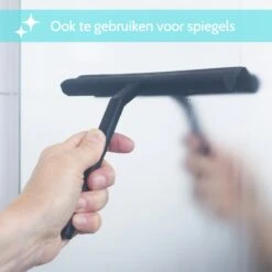 Douchewisser Zwart Met Magneetstrip - Badkamer Accessoires - Raamwisser - Trekker Douche - Silicone - 21cm X 20cm 18 Douchewisser Zwart Met Magneetstrip - Badkamer Accessoires - Raamwisser - Trekker Douche - Silicone - 21cm X 20cm -Badkamer Wijs 1200x1200 2117