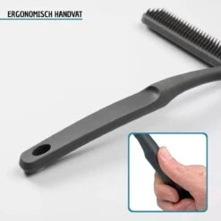 Vannons - Douchewisser Zwart - Douche Trekker Met Zelfklevende Ophanghaak - Met Borstel - Siliconen - Zwart 11 Vannons - Douchewisser Zwart - Douche Trekker Met Zelfklevende Ophanghaak - Met Borstel - Siliconen - Zwart -Badkamer Wijs 1200x1200 2124