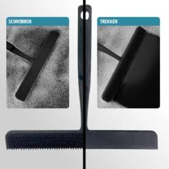 Vannons - Douchewisser Zwart - Douche Trekker Met Zelfklevende Ophanghaak - Met Borstel - Siliconen - Zwart 14 Vannons - Douchewisser Zwart - Douche Trekker Met Zelfklevende Ophanghaak - Met Borstel - Siliconen - Zwart -Badkamer Wijs 1200x1200 2127