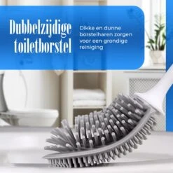 Flusive WC Borstel Met Houder Inclusief Ophangsysteem - Siliconen Toiletborstel - 2 Lifters - Flexibel - Zwart -Badkamer Wijs 1200x1200 2152