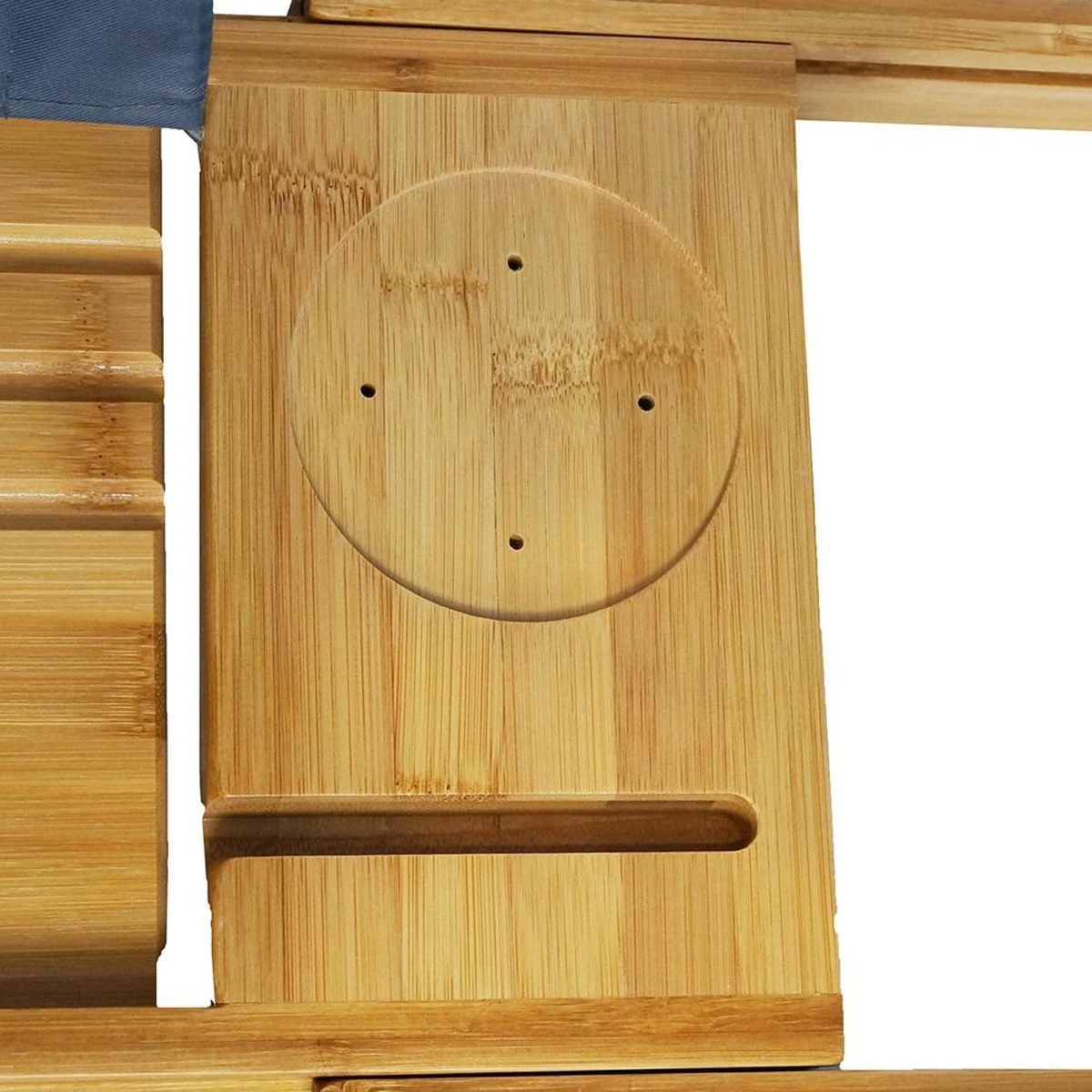 IVOL Badplank Bamboe - Badplank Hout Met Badrek Houders - Uitschuifbaar - 75 Tot 110 Cm 7 IVOL Badplank Bamboe - Badplank Hout Met Badrek Houders - Uitschuifbaar - 75 Tot 110 Cm - Afbeelding 5