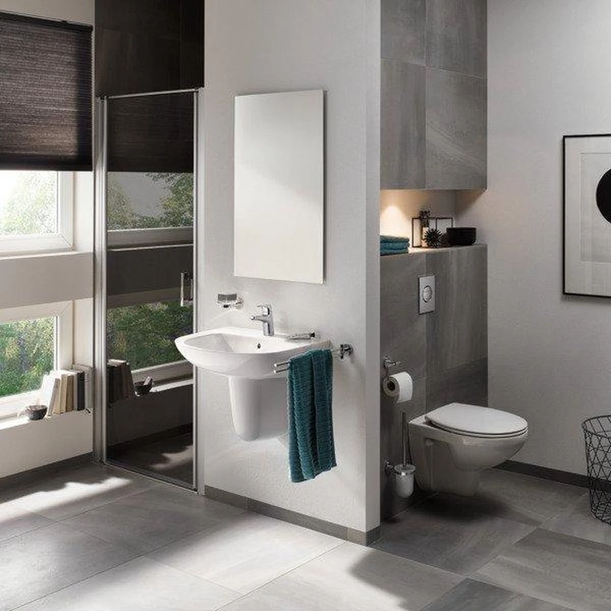 GROHE Bau Cosmopolitan Toiletborstelset 9 GROHE Bau Cosmopolitan Toiletborstelset - Afbeelding 7