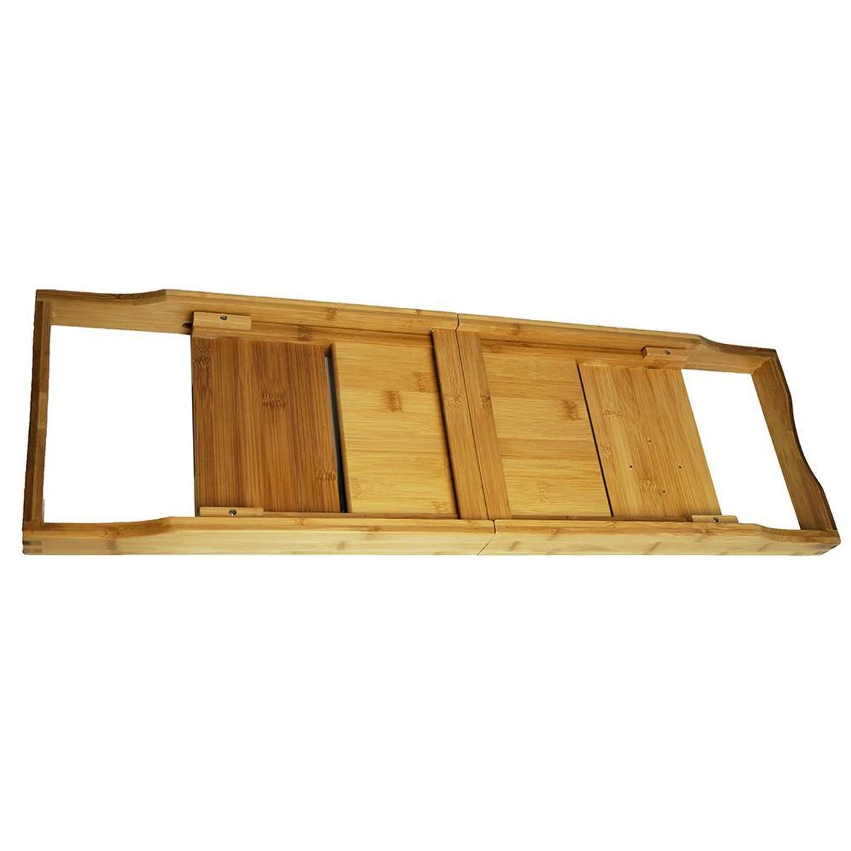 IVOL Badplank Bamboe - Badplank Hout Met Badrek Houders - Uitschuifbaar - 75 Tot 110 Cm 9 IVOL Badplank Bamboe - Badplank Hout Met Badrek Houders - Uitschuifbaar - 75 Tot 110 Cm - Afbeelding 7