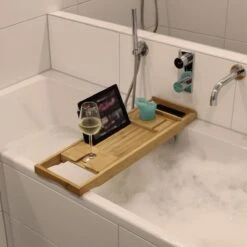 IVOL Badplank Bamboe - Badplank Hout Met Badrek Houders - Uitschuifbaar - 75 Tot 110 Cm 19 IVOL Badplank Bamboe - Badplank Hout Met Badrek Houders - Uitschuifbaar - 75 Tot 110 Cm -Badkamer Wijs 1200x1200 221