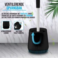 Strex Toiletborstel Siliconen Met Houder Zwart - Sneldrogend, Hygiënisch & Antibacteriële Werking - WC Borstel - Toilet Borstel Houder 11 Strex Toiletborstel Siliconen Met Houder Zwart - Sneldrogend, Hygiënisch & Antibacteriële Werking - WC Borstel - Toilet Borstel Houder -Badkamer Wijs 1200x1200 2220