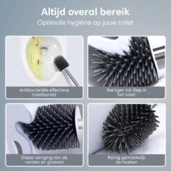 2BEHOME® Luxe Wc Borstel Met Houder - Toiletborstel Met Houder - Vrijstaand Of Hangend - Cadeau Voor Man/vrouw -Badkamer Wijs 1200x1200 2242