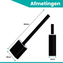 Merkloos WC Borstel Met Houder Zwart - Zwarte Toiletborstel - Duurzame Wc Borstel - Duurzame Toiletborstel -Badkamer Wijs 1200x1200 2294