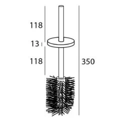 Tiger Boston Toiletborstel - Reserveonderdeel - RVS Geborsteld -Badkamer Wijs 1200x1200 2301