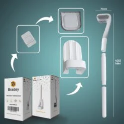 Bradey Toiletborstel Siliconen - WC Borstel Met Houder - Optimale Hygiëne - Golfclub-vorm - Komt In Alle Hoeken 27 Bradey Toiletborstel Siliconen - WC Borstel Met Houder - Optimale Hygiëne - Golfclub-vorm - Komt In Alle Hoeken -Badkamer Wijs 1200x1200 2322