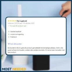 Merkloos Most Needed WC Borstel Met Houder - Siliconen Borstel - Duurzaam - Vrijstaand Of Hangend - Zwart -Badkamer Wijs 1200x1200 2354