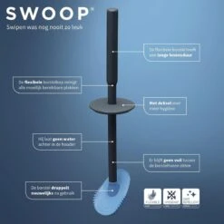 Tiger Tess - Toiletborstelhouder Met Swoop® Borstel Flexibel - Zwart / Antraciet -Badkamer Wijs 1200x1200 2375