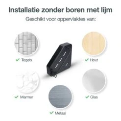 ACE Goods® Doucherek Zwart Hangend – Badkamerrek – Doucherek 2 Laags – Badkamerrekje Hoekrek Douche – Inclusief Haakjes 16 ACE Goods® Doucherek Zwart Hangend – Badkamerrek – Doucherek 2 Laags – Badkamerrekje Hoekrek Douche – Inclusief Haakjes -Badkamer Wijs 1200x1200 2423