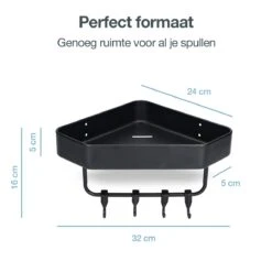 ACE Goods® Doucherek Zwart Hangend – Badkamerrek – Doucherek 2 Laags – Badkamerrekje Hoekrek Douche – Inclusief Haakjes 18 ACE Goods® Doucherek Zwart Hangend – Badkamerrek – Doucherek 2 Laags – Badkamerrekje Hoekrek Douche – Inclusief Haakjes -Badkamer Wijs 1200x1200 2425