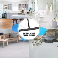 Vloertrekker Met Steel - Vloerwisser Voor In Badkamer - Watertrekker Douche - Douchewisser Zwart -Badkamer Wijs 1200x1200 248