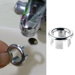 Wastafel Overloop Rozet Rond Chroom -Badkamer Wijs 1200x1200 250