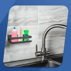 Roegaarden Doucherek Zonder Boren - Doucherekjes - Hangend - Zwart RVS - 23 CM -Badkamer Wijs 1200x1200 2501